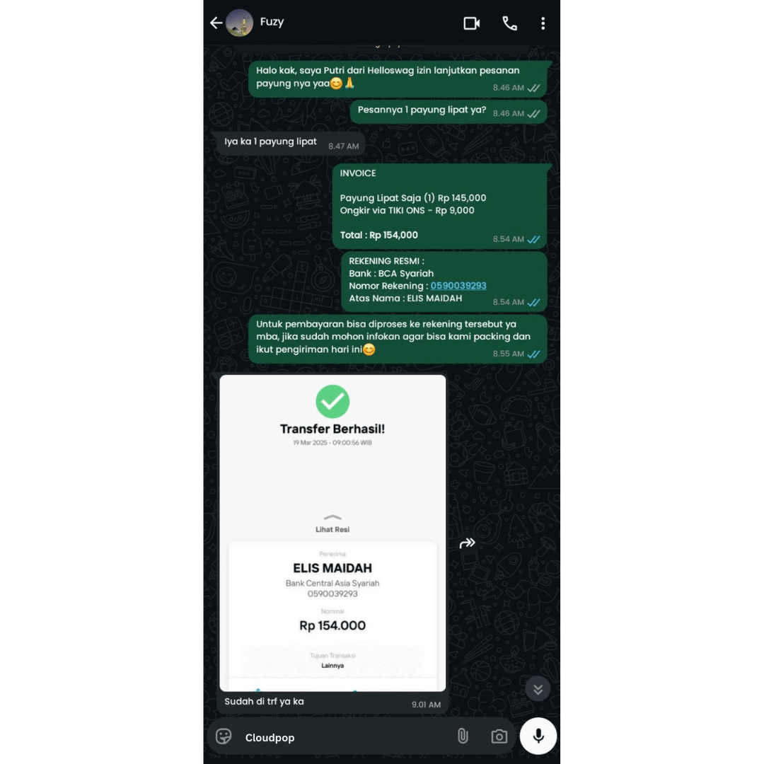 Testimoni Cloudpop 5