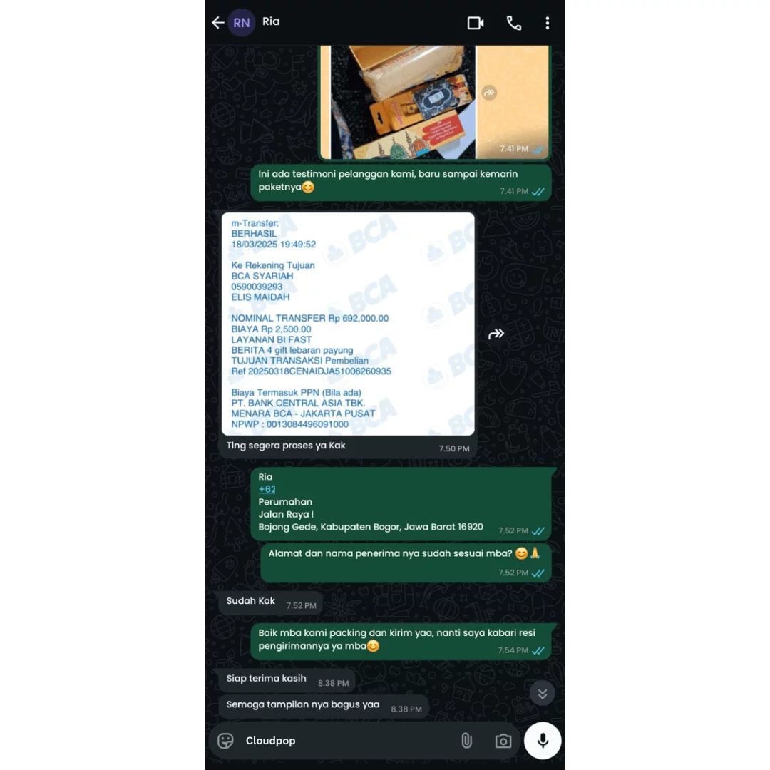 Testimoni Cloudpop 6